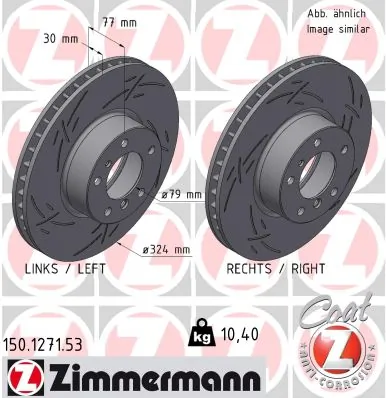 BMW · 7 (E32) · FREN DİSKİ - ZIMMERMANN - 150.1271.53