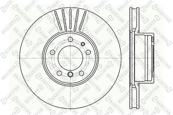 BMW · 8 (E31) · FREN DİSKİ - STELLOX - 6020-1532V-SX