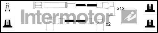 BMW · 8 (E31) · ATEŞLEME KABLOSU SETİ - INTERMOTOR - 76257