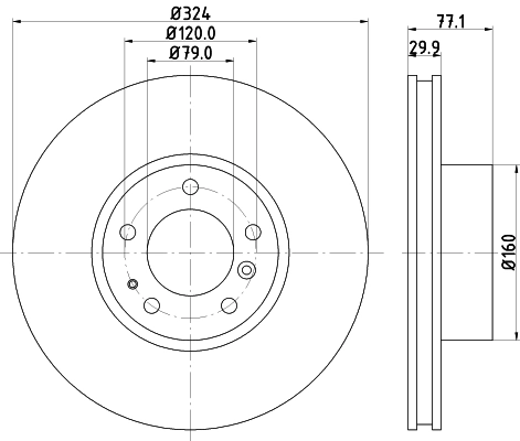 BMW · 7 (E32) · FREN DİSKİ - HELLA - 8DD 355 122-082