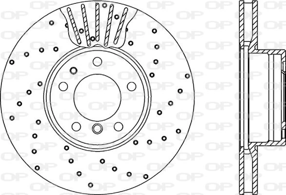 BMW · 7 (E32) · FREN DİSKİ - OPEN PARTS - BDRS1096.25