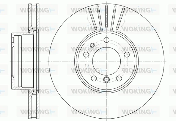 BMW · 7 (E32) · FREN DİSKİ - WOKING - D6511.10