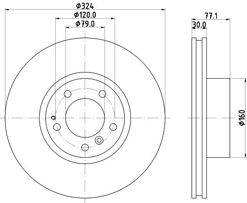 BMW · 8 (E31) · FREN DİSKİ - MINTEX - MDC1260