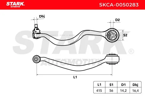 BMW · 7 (E32) · BUGİ KOLU, TEKERLEK BAĞLANTISI - STARK - SKCA-0050283